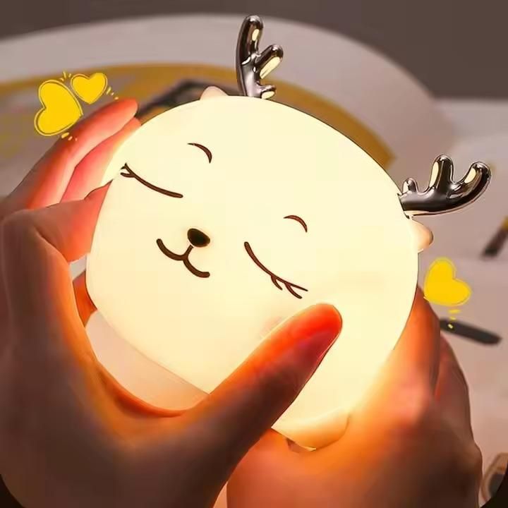 Adorable Deer Silicone Night Light
