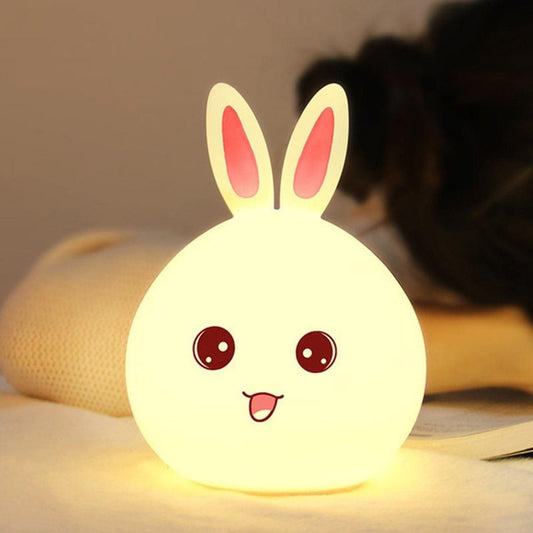 Cute Bunny LED Night Light – Soft Glow, Big Smiles!